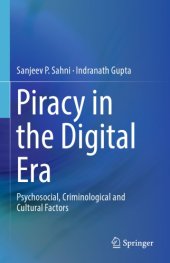 book Piracy in the Digital Era: Psychosocial, Criminological and Cultural Factors