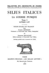 book Silius Italicus: La Guerre punique, Tome I: Livres I-IV