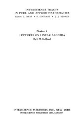 book Lectures on Linear Algebra