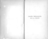 book Traités théologiques sur la Trinité, tome I