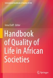 book Handbook Of Quality Of Life In African Societies