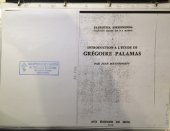 book Introduction à l’étude de Grégoire Palamas