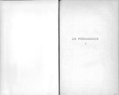 book Le Pédagogue, Livre I