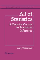 book All Of Statistics: A Concise Course In Statistical Inference