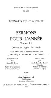 book Sermons pour l’année, tome I