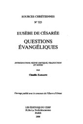 book Questions évangéliques