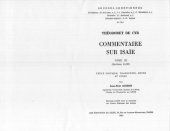 book Commentaire sur Isaïe, Sections 14-20 et index, tome III