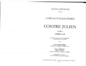 book Contre Julien, Livres I-II, tome I