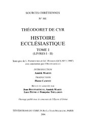 book Histoire ecclésiastique, Livres I-II, tome I