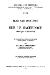 book Sur le sacerdoce (dialogue et homélie)