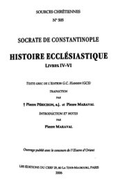 book Histoire ecclésiastique, Livres IV-VI, tome III