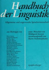 book Handbuch der Linguistik. Allgemeine und angewandte Sprachwissenschaft