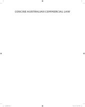 book Concise Australian Commercial Law