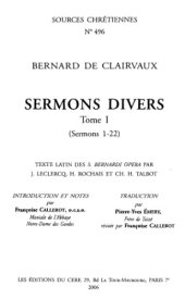 book Sermons divers 1-22, tome I