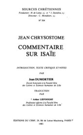 book Commentaire sur Isaïe