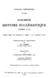 book Histoire ecclésiastique, Livres V-VI, tome III