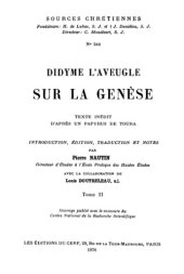 book Sur la Genèse (V-XVII), tome II