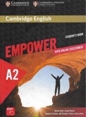 book Cambridge English EMPOWER A2 elementary studen’s book with online assessment