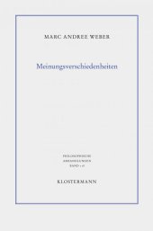 book Meinungsverschiedenheiten: Eine Erkenntnistheoretische Analyse