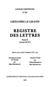 book Registre des lettres, Livres III-IV, tome II