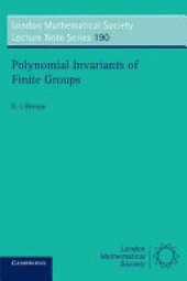 book Polynomial Invariants of Finite Groups