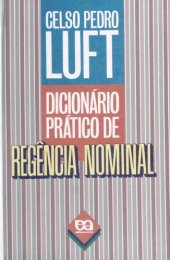 book Dicionário Prático de Regência Nominal