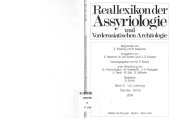 book Reallexikon der Assyriologie und Vorderasiatischen Archäologie. Band 12. Šamuḫa – Schwert