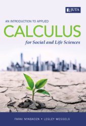 book An Introduction To Applied Calculus For Social And Life Sciences