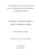 book Extensões de Álgebras obtidas a partir de Álgebras de Hopf