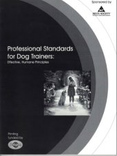 book Professional Standards for Dog Trainers: Effective, Humane Principles