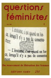 book Questions féministes, n° 8, mai 1980 issue 8