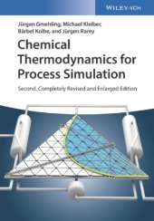 book Chemical Thermodynamics for Process Simulation