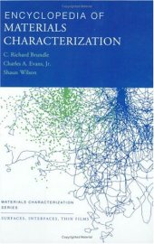 book Encyclopedia of Materials Characterization: Surfaces, Interfaces, Thin Films