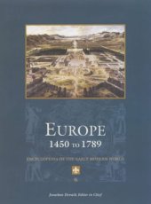 book Europe 1450 to 1789: encyclopedia of the early modern world