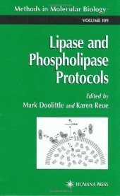 book Lipase and Phospholipase Protocols