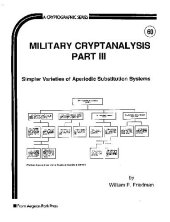 book Military Cryptanalysis