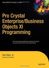 book Pro Crystal Enterprise / BusinessObjects XI Programming