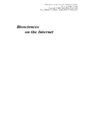 book Biosciences on the Internet: A Student’s Guide