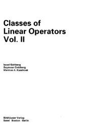 book Classes of linear operators