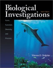 book Biological Investigations: Form, Function, Diversity and Process
