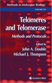 book Telomeres and Telomerase: Methods and Protocols