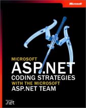 book Microsoft ASP.NET Coding Strategies with the Microsoft ASP.NET Team