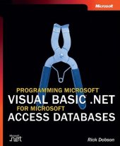 book Programming Microsoft Visual Basic .NET for Microsoft Access Databases