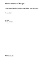 book Oracle Enterprise Manager. Getting Started with the Oracle Management Pack for Oracle Applications