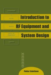 book Introduction to Rf Equipment and System Design