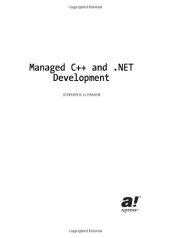 book Managed C++ and .NET Development: Visual Studio .NET 2003 Edition 