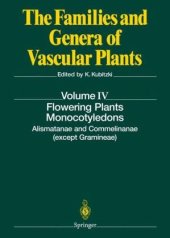 book Flowering Plants · Monocotyledons: Alismatanae and Commelinanae (except Gramineae)