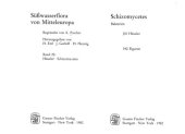 book Süßwasserflora von Mitteleuropa: Schizomycetes