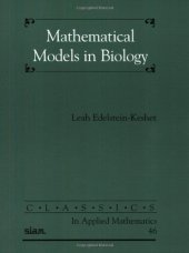 book Mathematical Models in Biology