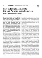 book [Article] How to kill (almost) all life: the end-Permian extinction event